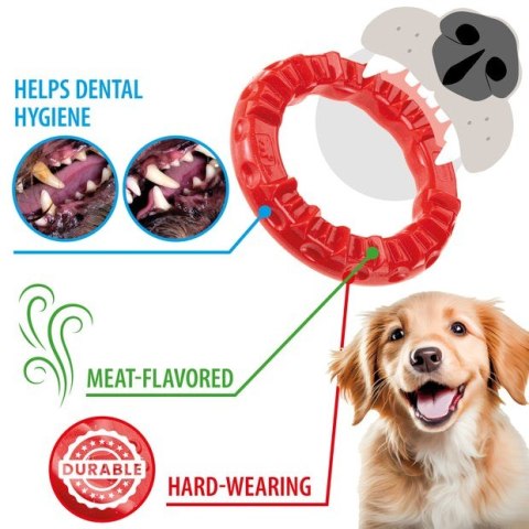 FERPLAST Smile Ring S Red zabawka dla psa FERPLAST Smile Ring S Red zabawka dla psa
