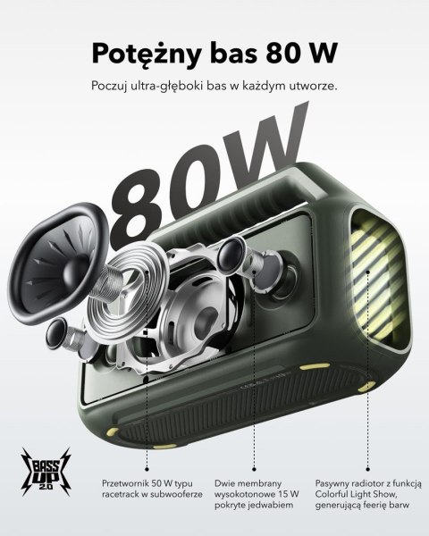Głośnik Soundcore Boom 2 Zielony Głośnik Soundcore Boom 2 Zielony