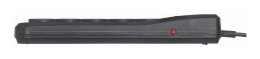 Listwa przeciwprzepięciowa Activejet 5gn/5m/cz (10A; 2300W) 5m; kolor czarny (WYPRZEDAŻ)