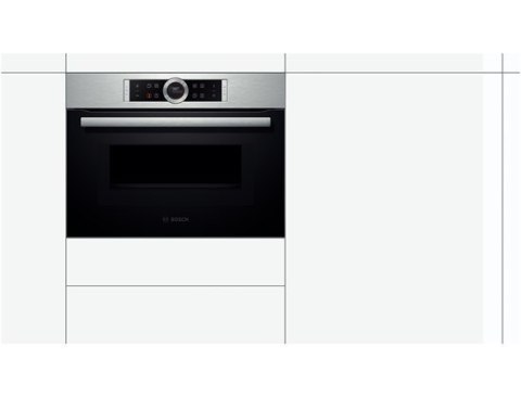 Piekarnik kompaktowy z funkcją mikrofali BOSCH CMG633BS1 Piekarnik kompaktowy z funkcją mikrofali BOSCH CMG633BS1