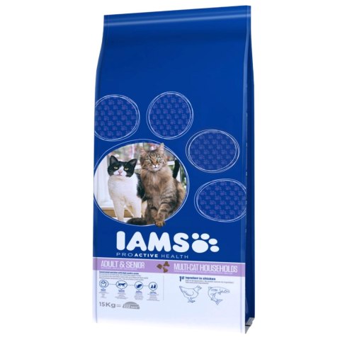 IAMS Adult Multicat - sucha karma dla kota - 15kg IAMS Adult Multicat - sucha karma dla kota - 15kg