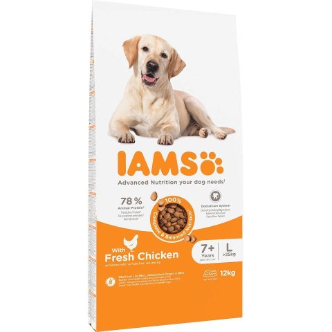 IAMS Vitality Dog Senior Large Chicken - sucha karma dla psa - 12 kg IAMS Vitality Dog Senior Large Chicken - sucha karma dla psa - 12 kg
