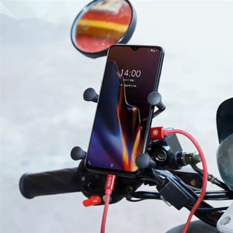 Uchwyt na telefon i ładowarka indukcyjna FreedConn MC7W + BM2R mocowanie do główki ramy Uchwyt na telefon i ładowarka indukcyjna FreedConn MC7W + BM2R mocowanie do główki ramy