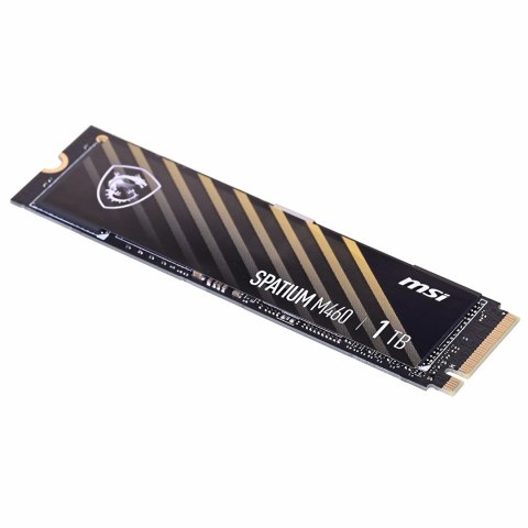 Dysk SSD MSI SPATIUM M460 1TB PCIe Gen4x4 NVMe M.2 2280 3D NAND Dysk SSD MSI SPATIUM M460 1TB PCIe Gen4x4 NVMe M.2 2280 3D NAND