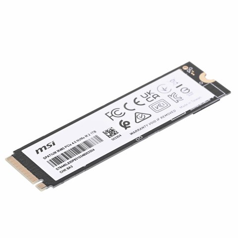 Dysk SSD MSI SPATIUM M460 1TB PCIe Gen4x4 NVMe M.2 2280 3D NAND Dysk SSD MSI SPATIUM M460 1TB PCIe Gen4x4 NVMe M.2 2280 3D NAND