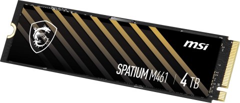 Dysk SSD MSI SPATIUM M461 4TB PCIe 4.0 NVMe M.2 2280 Dysk SSD MSI SPATIUM M461 4TB PCIe 4.0 NVMe M.2 2280