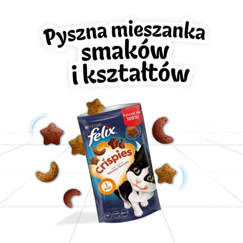FELIX Crispies Wołowina, Kurczak - przysmak dla kota - 45 g FELIX Crispies Wołowina, Kurczak - przysmak dla kota - 45 g