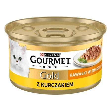 Gourmet Gold Sauce Delights mokra karma dla kota z kurczakiem 85 g Gourmet Gold Sauce Delights mokra karma dla kota z kurczakiem 85 g
