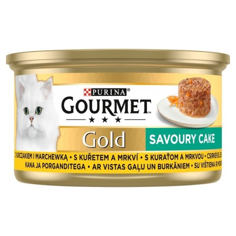 Gourmet Gold Savoury Cake kurczak i marchewka - mokra karma dla kota - 85 g Gourmet Gold Savoury Cake kurczak i marchewka - mokra karma dla kota - 85 g
