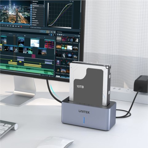 UNITEK STACJA DOKUJĄCA DYSKI 2,5"/3,5", USB 3.1 UNITEK STACJA DOKUJĄCA DYSKI 2,5"/3,5", USB 3.1