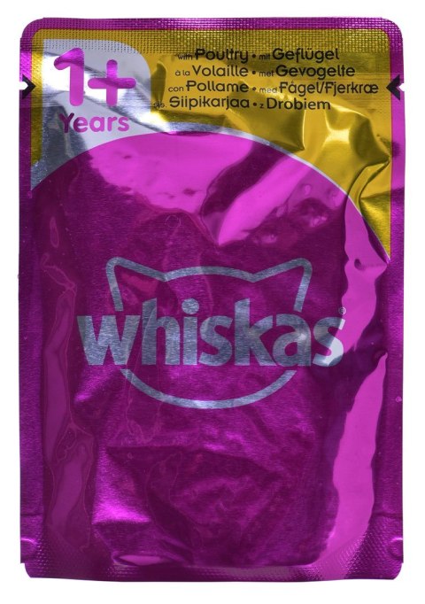 WHISKAS Drobiowa uczta w galaretce - mokra karma dla kota - 80x85 g WHISKAS Drobiowa uczta w galaretce - mokra karma dla kota - 80x85 g