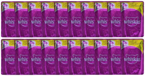 WHISKAS Drobiowa uczta w galaretce - mokra karma dla kota - 80x85 g WHISKAS Drobiowa uczta w galaretce - mokra karma dla kota - 80x85 g