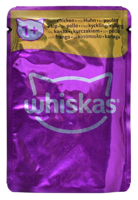 WHISKAS Klasyczne posiłki w sosie - mokra karma dla kota - 80x85 g WHISKAS Klasyczne posiłki w sosie - mokra karma dla kota - 80x85 g