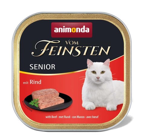 ANIMONDA Vom Feinsten Senior Cat wołowina - mokra karma dla kota - 100g ANIMONDA Vom Feinsten Senior Cat wołowina - mokra karma dla kota - 100g