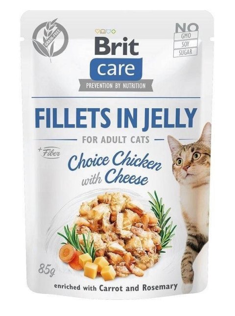 BRIT Care Fillets in Jelly Flavour Box - mokra karma dla kota - 12 x 85 g BRIT Care Fillets in Jelly Flavour Box - mokra karma dla kota - 12 x 85 g