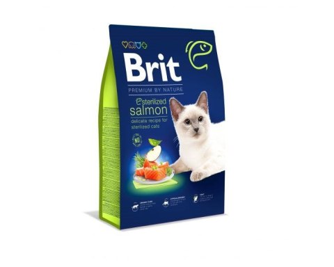BRIT Dry Premium by Nature Sterilized z łososiem - sucha karma dla kotów - 1,5kg BRIT Dry Premium by Nature Sterilized z łososiem - sucha karma dla kotów - 1,5kg