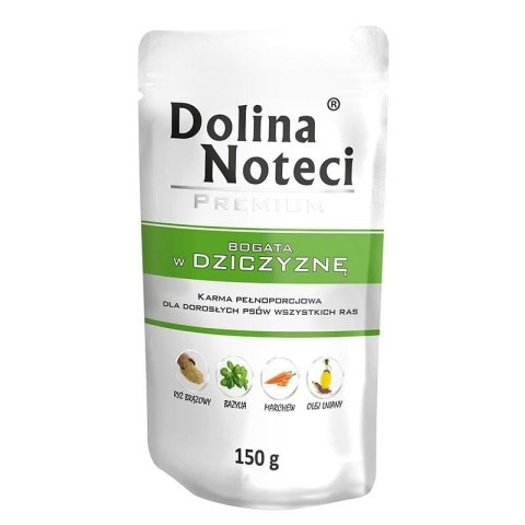 DOLINA NOTECI Premium bogata w dziczyznę - mokra karma dla psa - 150g DOLINA NOTECI Premium bogata w dziczyznę - mokra karma dla psa - 150g