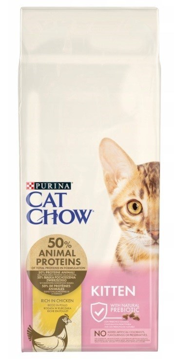 PURINA CAT CHOW Kitten Chicken - sucha karma dla kociąt - 15 kg PURINA CAT CHOW Kitten Chicken - sucha karma dla kociąt - 15 kg