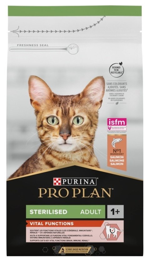 PURINA PRO PLAN STERILISED OPTIRENAL bogata w łososia - sucha karma dla kota - 1,5kg PURINA PRO PLAN STERILISED OPTIRENAL bogata w łososia - sucha karma dla kota - 1,5kg