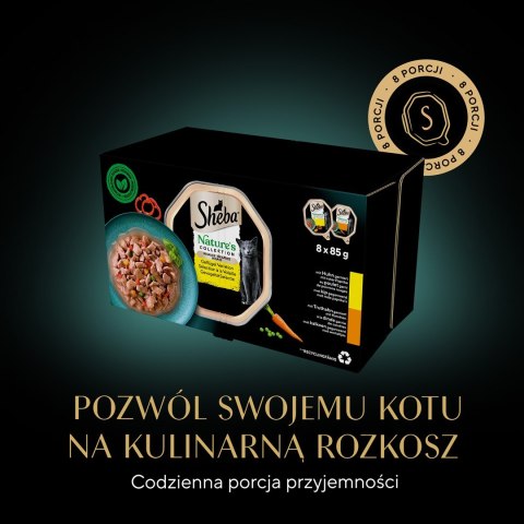 SHEBA Nature's Collection Drobiowe Smaki 8x85g SHEBA Nature's Collection Drobiowe Smaki 8x85g