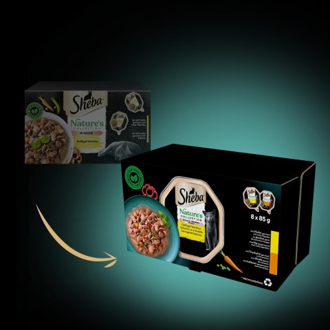 SHEBA Nature's Collection Drobiowe Smaki 8x85g SHEBA Nature's Collection Drobiowe Smaki 8x85g