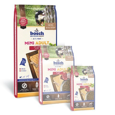 BOSCH Mini Adult Lamb & Rice - sucha karma dla psa - 15 kg BOSCH Mini Adult Lamb & Rice - sucha karma dla psa - 15 kg