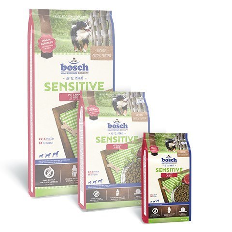 BOSCH Sensitive Lamb & Rice - karma dla psów z wrażliwym żołądkiem z jagnięciną i ryżem 1kg BOSCH Sensitive Lamb & Rice - karma dla psów z wrażliwym żołądkiem z jagnięciną i ryżem 1kg