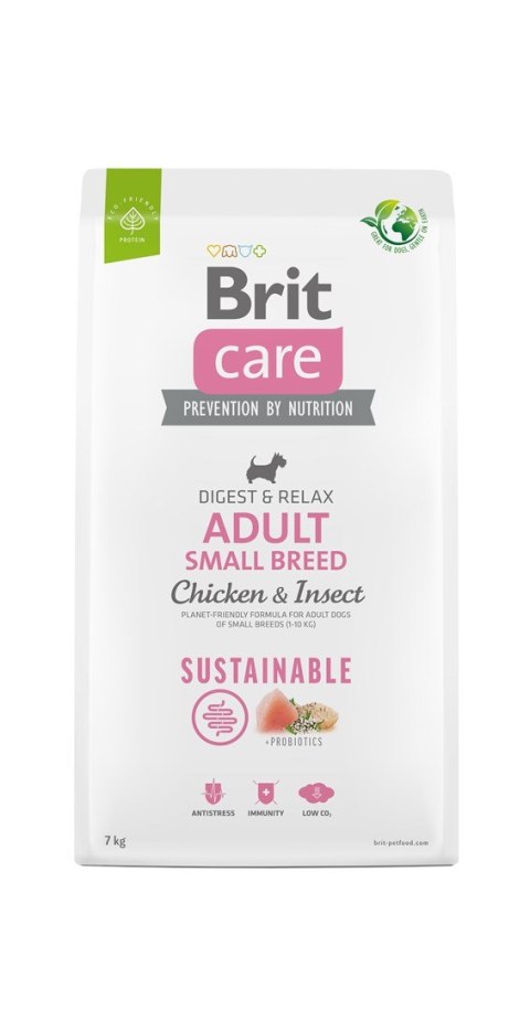 BRIT Care Sustainable Adult Small Breed Chicken & Insect - sucha karma dla psa - 7 kg BRIT Care Sustainable Adult Small Breed Chicken & Insect - sucha karma dla psa - 7 kg