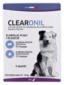 FRANCODEX Clearonil Średnie psy - krople przeciw kleszczom i pchłom dla psa - 3x134 mg