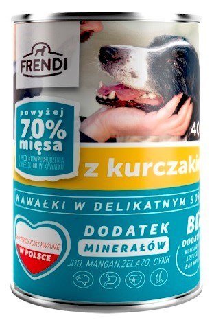 Frendi puszka dla psa z kurczakiem w sosie 400 g Frendi puszka dla psa z kurczakiem w sosie 400 g