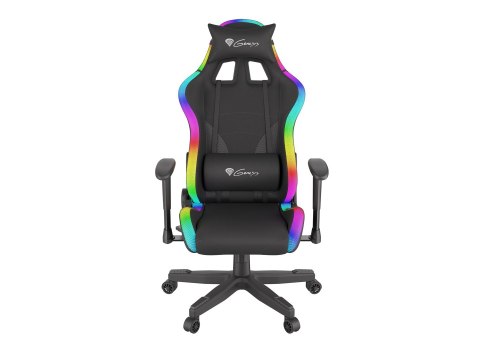 Fotel gamingowy NATEC Genesis Trit 600 RGB NFG-1577 (kolor czarny) (WYPRZEDAŻ) Fotel gamingowy NATEC Genesis Trit 600 RGB NFG-1577 (kolor czarny) (WYPRZEDAŻ)