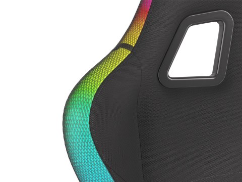 Fotel gamingowy NATEC Genesis Trit 600 RGB NFG-1577 (kolor czarny) (WYPRZEDAŻ) Fotel gamingowy NATEC Genesis Trit 600 RGB NFG-1577 (kolor czarny) (WYPRZEDAŻ)