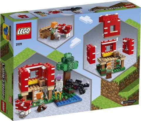 LEGO Minecraft 21179 Dom w grzybie LEGO Minecraft 21179 Dom w grzybie