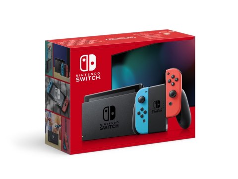 NINTENDO Switch 1.1 Neon Blue/Neon Red (WYPRZEDAŻ) NINTENDO Switch 1.1 Neon Blue/Neon Red (WYPRZEDAŻ)