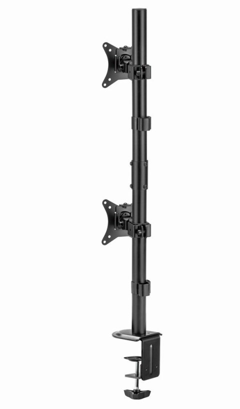 GEMBIRD BIURKOWE REGULOWANE RAMIĘ/UCHWYT NA 2 MONITORY 17-32, VESA 100X100MM, DO 9 KG GEMBIRD BIURKOWE REGULOWANE RAMIĘ/UCHWYT NA 2 MONITORY 17-32, VESA 100X100MM, DO 9 KG