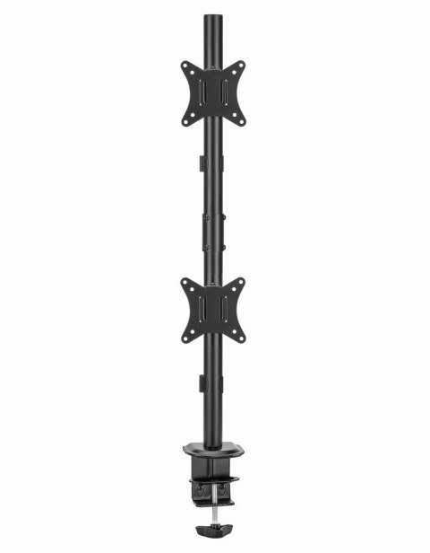 GEMBIRD BIURKOWE REGULOWANE RAMIĘ/UCHWYT NA 2 MONITORY 17-32, VESA 100X100MM, DO 9 KG GEMBIRD BIURKOWE REGULOWANE RAMIĘ/UCHWYT NA 2 MONITORY 17-32, VESA 100X100MM, DO 9 KG