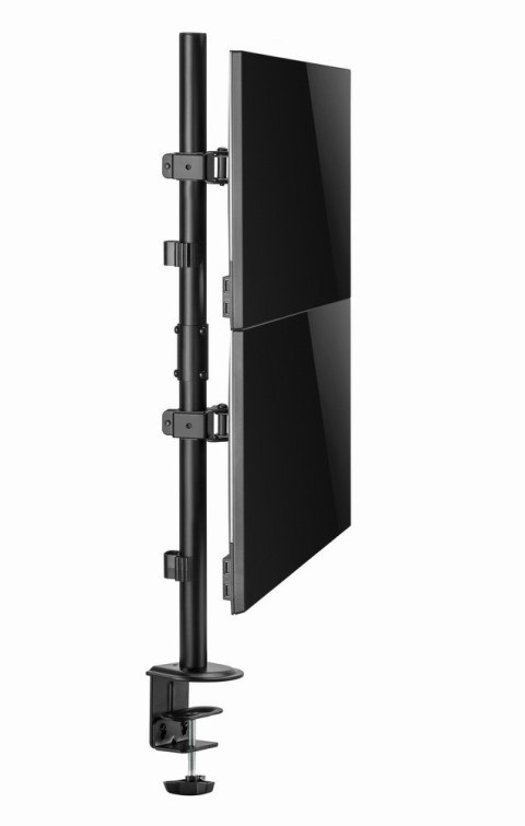 GEMBIRD BIURKOWE REGULOWANE RAMIĘ/UCHWYT NA 2 MONITORY 17-32, VESA 100X100MM, DO 9 KG GEMBIRD BIURKOWE REGULOWANE RAMIĘ/UCHWYT NA 2 MONITORY 17-32, VESA 100X100MM, DO 9 KG
