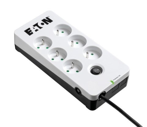 Listwa przeciwprzepięciowa EATON PB6F (6 x UTE; 10 A; kolor biały) Listwa przeciwprzepięciowa EATON PB6F (6 x UTE; 10 A; kolor biały)