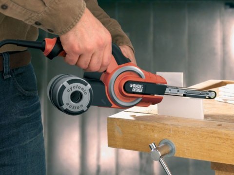 Pilnik taśmowa BLACK+DECKER KA902EK-QS (13mm) (WYPRZEDAŻ) Pilnik taśmowa BLACK+DECKER KA902EK-QS (13mm) (WYPRZEDAŻ)