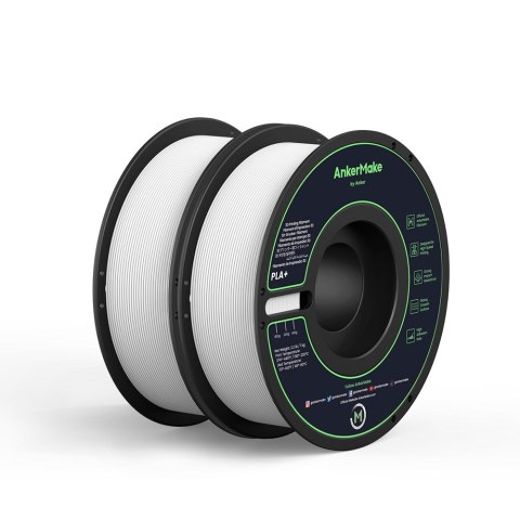 Filament PLA+ AnkerMake 1.75mm 2kg Biały Filament PLA+ AnkerMake 1.75mm 2kg Biały