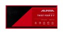Okulary na rower ALPINA TWIST FOUR V S białe szkło czarne S1-3 FOGSTOP
