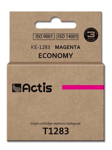 Actis KE-1283 Tusz (zamiennik Epson T1283; Standard; 13 ml; purpurowy) Actis KE-1283 Tusz (zamiennik Epson T1283; Standard; 13 ml; purpurowy)