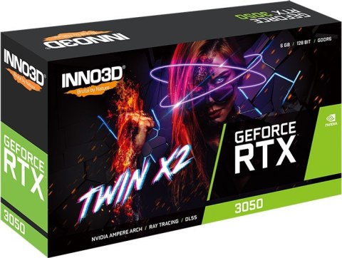 Karta graf. INNO3D GEFORCE RTX 3050 6GB TWIN X2 Karta graf. INNO3D GEFORCE RTX 3050 6GB TWIN X2