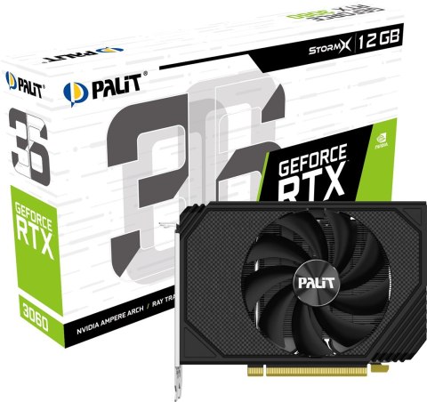 Karta graficzna Palit GeForce RTX 3060 StormX 12GB (WYPRZEDAŻ) Karta graficzna Palit GeForce RTX 3060 StormX 12GB (WYPRZEDAŻ)