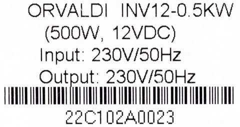 ORVALDI INVERTER 12-500W W FUNKCJI UPS BEZ AKUMULATORÓW DO DŁUGIEJ PRACY AWARYJNEJ LINE-INTERACTIVE CZYSTY SINUS ORVALDI INVERTER 12-500W W FUNKCJI UPS BEZ AKUMULATORÓW DO DŁUGIEJ PRACY AWARYJNEJ LINE-INTERACTIVE CZYSTY SINUS