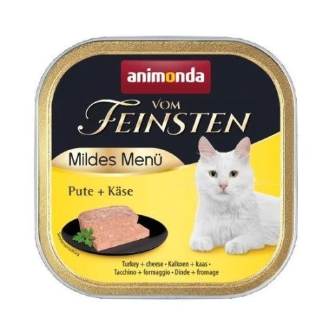 ANIMONDA vom Feinsten Mildes Menu Indyk z serem - mokra karma dla kota - 100g ANIMONDA vom Feinsten Mildes Menu Indyk z serem - mokra karma dla kota - 100g