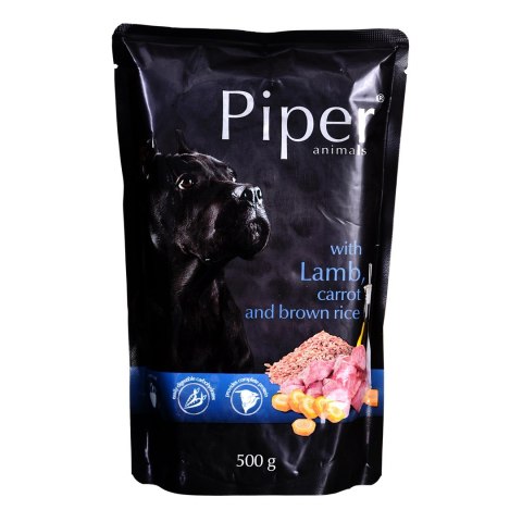 DOLINA NOTECI Piper Animals z jagnięciną i marchewką - mokra karma dla psa - 500 g DOLINA NOTECI Piper Animals z jagnięciną i marchewką - mokra karma dla psa - 500 g