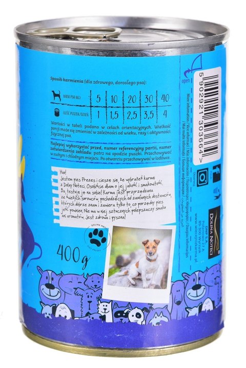 DOLINA NOTECI Superfood z cielęciną i jagnięciną - mokra karma dla psa - 400g DOLINA NOTECI Superfood z cielęciną i jagnięciną - mokra karma dla psa - 400g