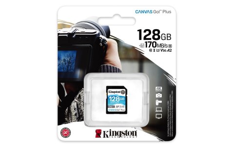 KINGSTON microSDXC Canvas Go Plus 170R C10 UHS-I U3 V30 128GB KINGSTON microSDXC Canvas Go Plus 170R C10 UHS-I U3 V30 128GB