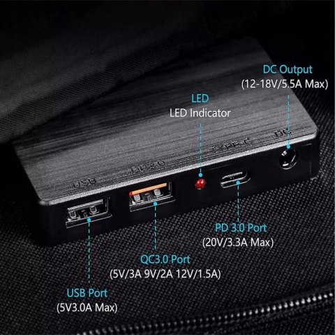 POWERNEED ŁADOWARKA SOLARNA DO STACJI ZASILANIA, 100W ES-100 POWERNEED ŁADOWARKA SOLARNA DO STACJI ZASILANIA, 100W ES-100